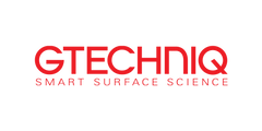 Gtechniq logo on a checkered background.