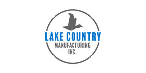 Lake Country Manufacturing INC. logo on a white background.