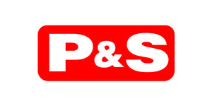 P & S logo on a white background.