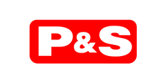 P&S logo on a checkered background.
