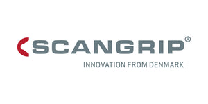 The Scangrip Innovation From Denmark logo on a white background.