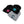 An image with three beanies with embroidered logos for The Rag Company. One is a black beanie with a pink logo. One is a grey beanie with a full color Black, white, and blue logo. One is a black beanie with a blue logo