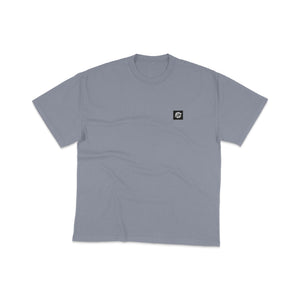 TRC Woven Patch Faded T Shirt Front view on a white background.