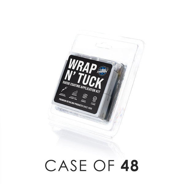 The packaging for the Wrap N' Tuck on a white background with the text 'Case of 48'.