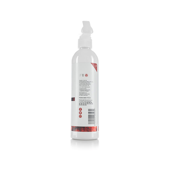 The back of a spray bottle of Stjarnagloss Parla on a white background.