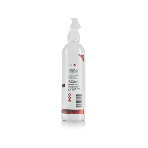 The back of a spray bottle of Stjarnagloss Parla on a white background.